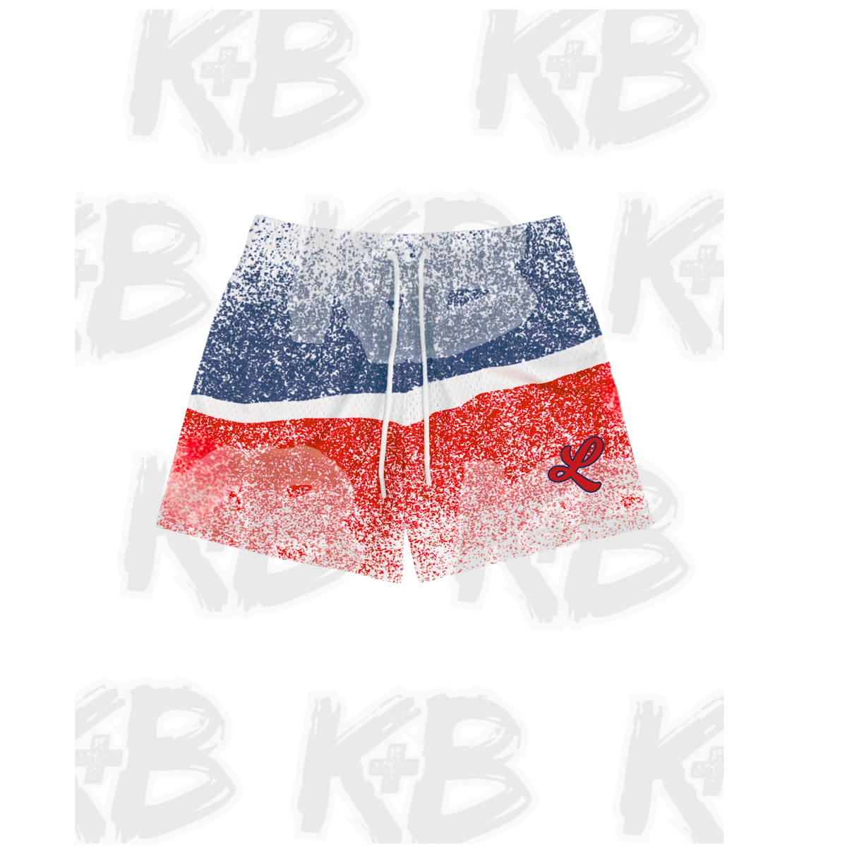 LB shorts spray paint