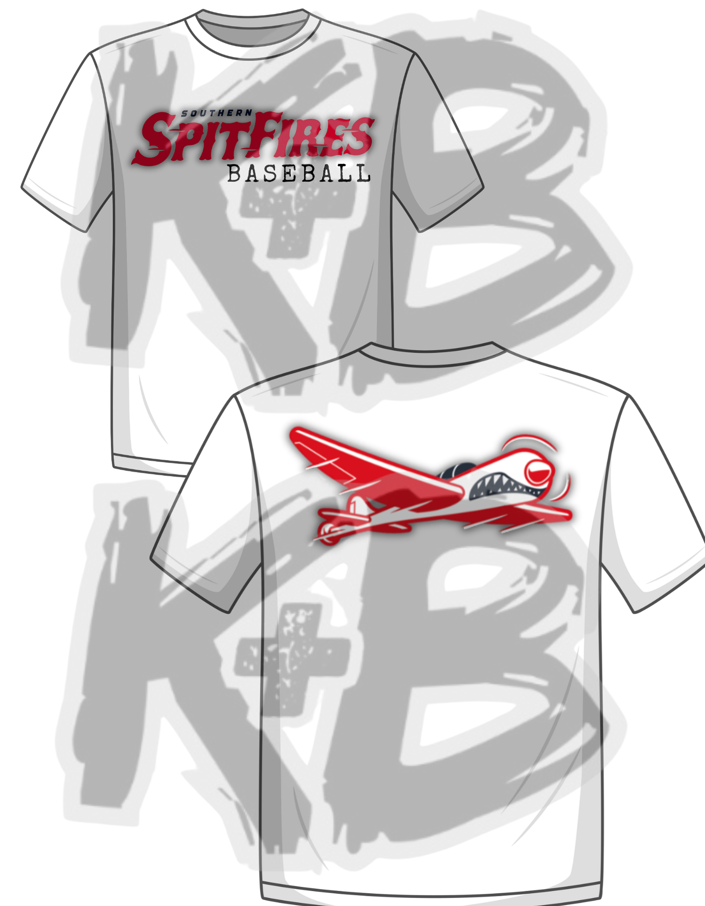 Spitfire baseball red