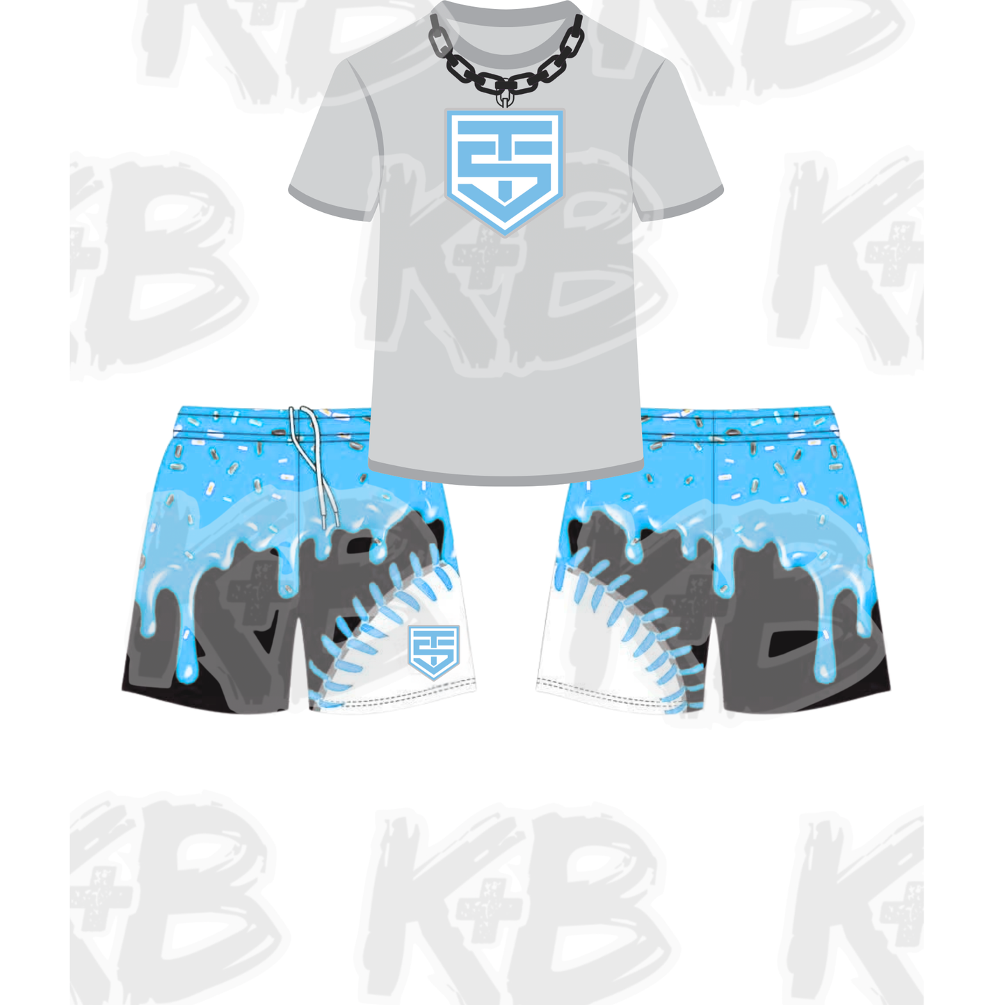 ST set hype chain drippy seams