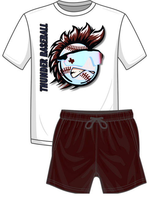 Thunder mohawk short Set
