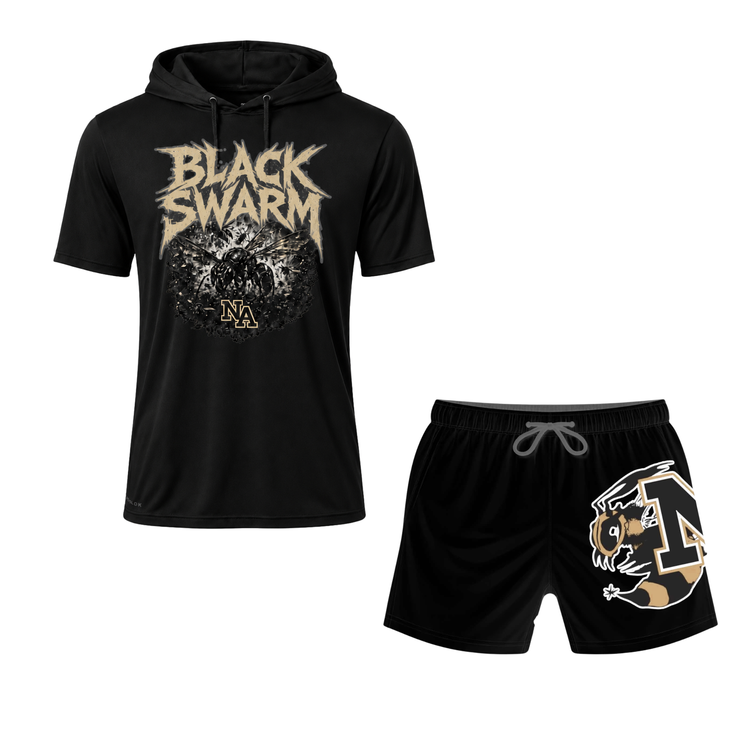 NA black swarm hooded set 3
