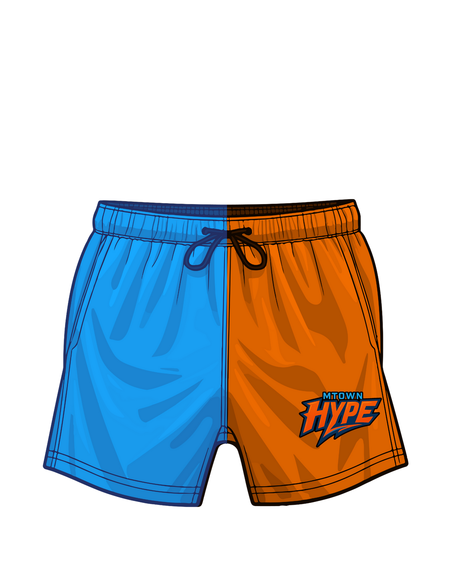 MT HYPE Shorts Blue/Orange
