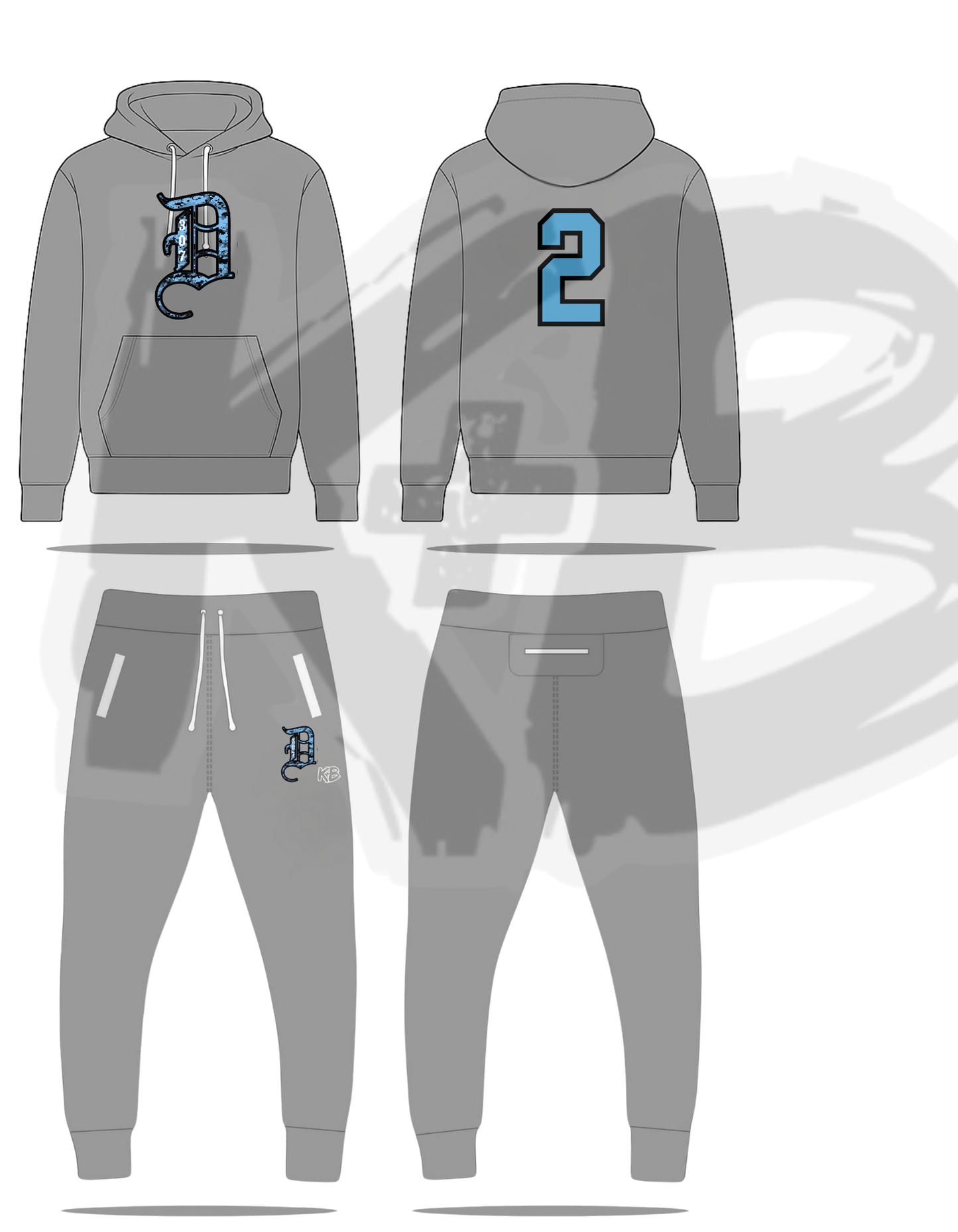 Dingers Hoodie/Jogger Set 4