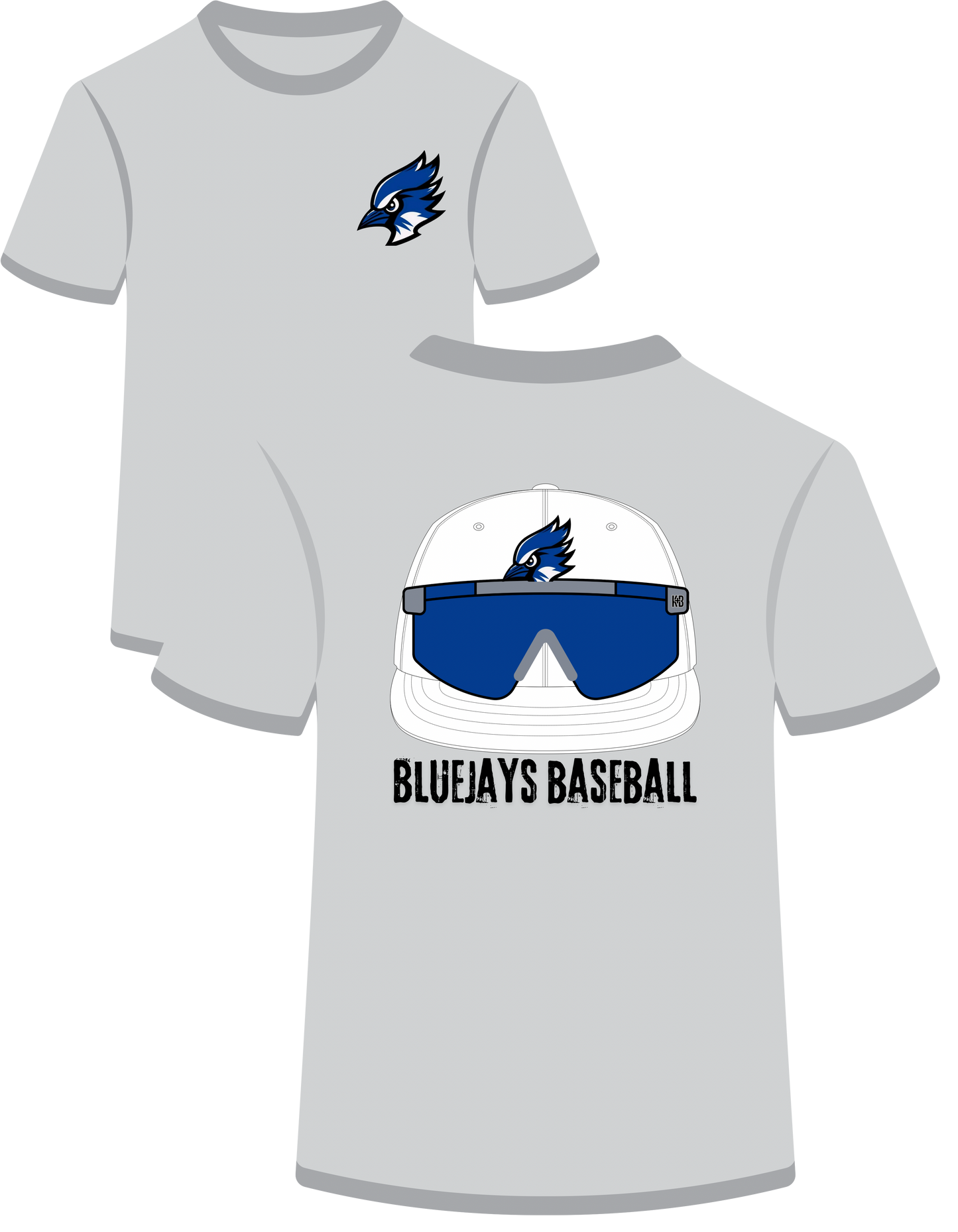 Bluejays Hat/Glasses (Make sure to put your color combo selection number in the comments- see pic 2 for choices)