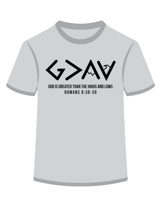 God is greater than the highs and lows