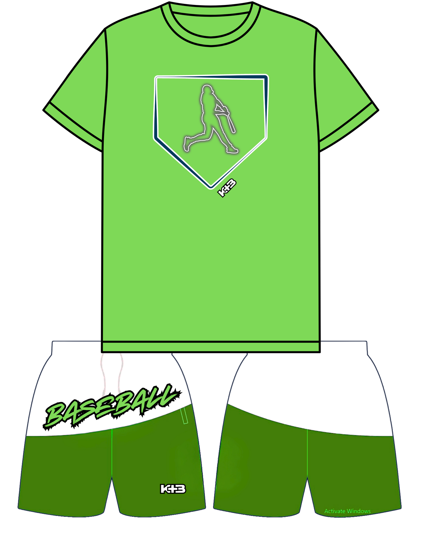 Baseball Batter/Plate Sets