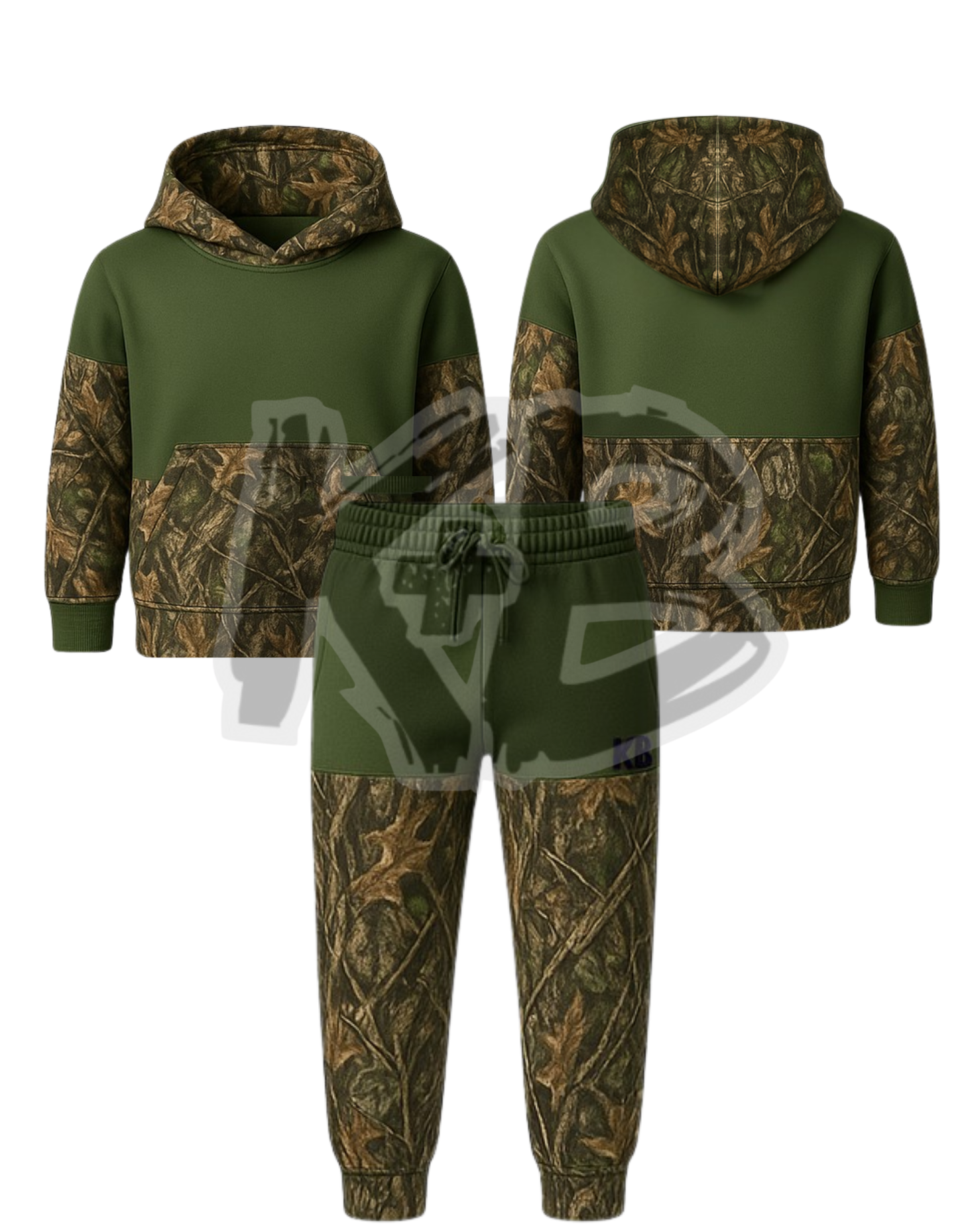 KB hoodie/jogger set camo 4