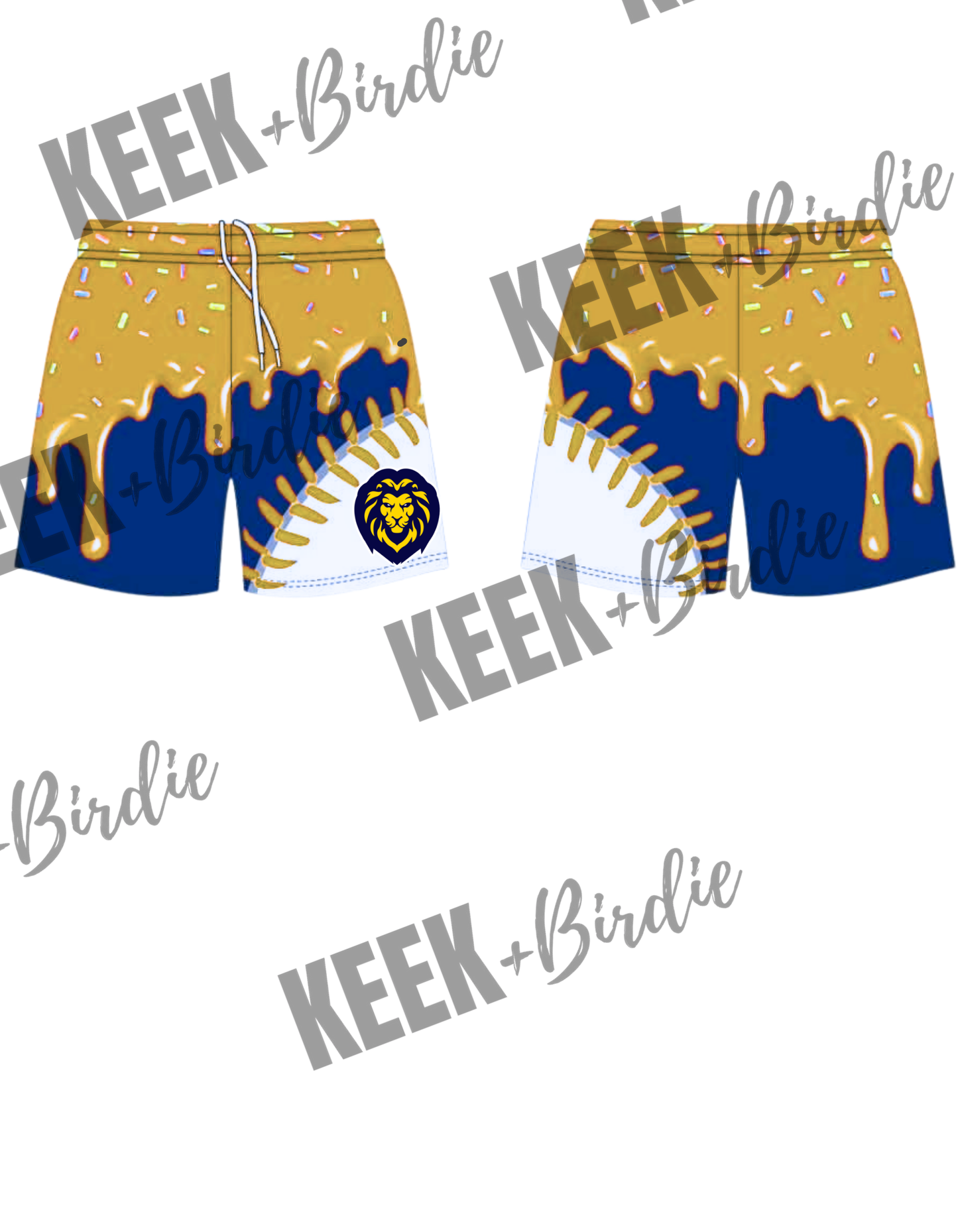 PL shorts drippy seams