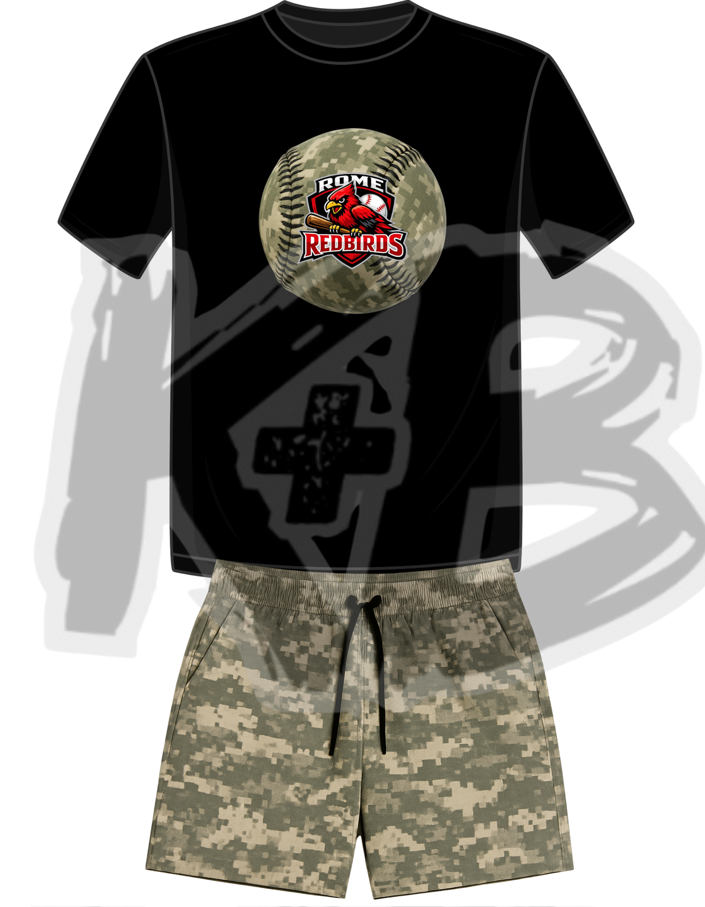 RR Set camo baseball