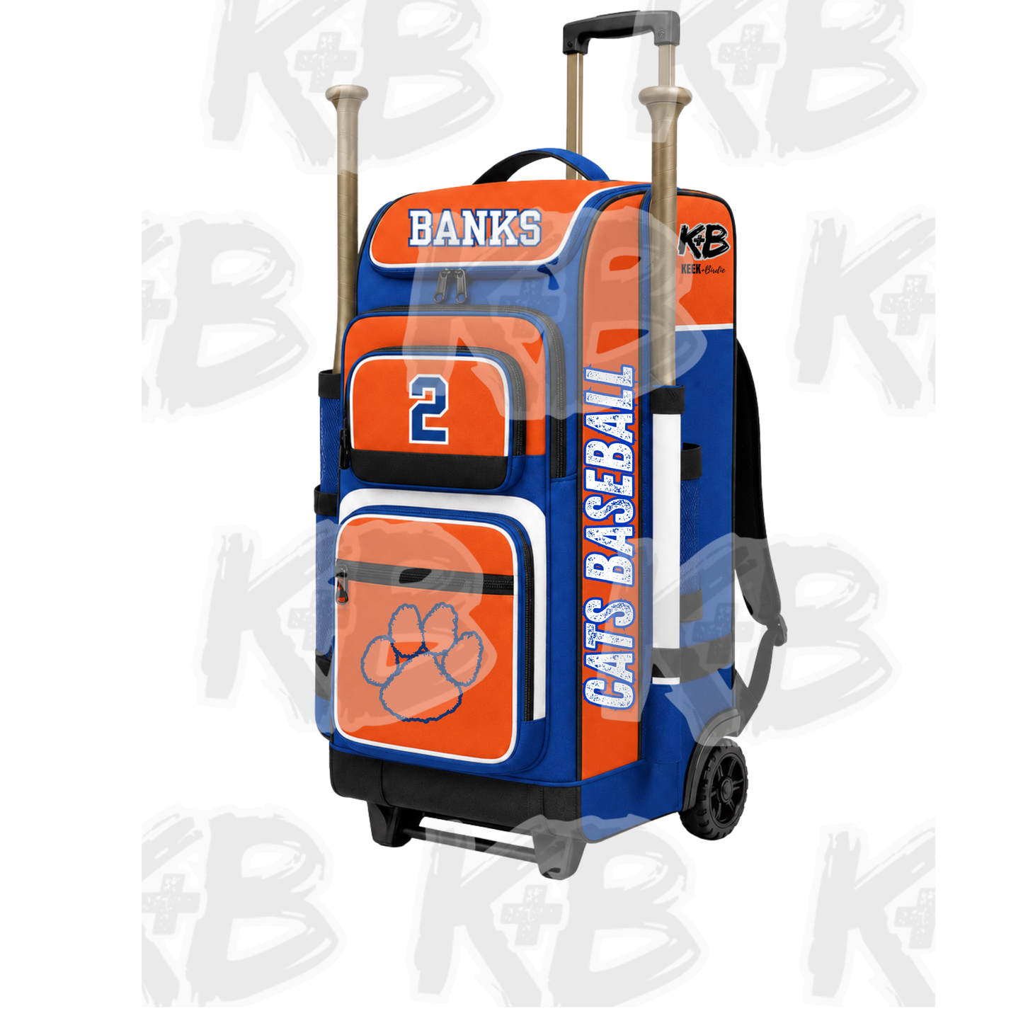 Cats Bat Bag with Trolley