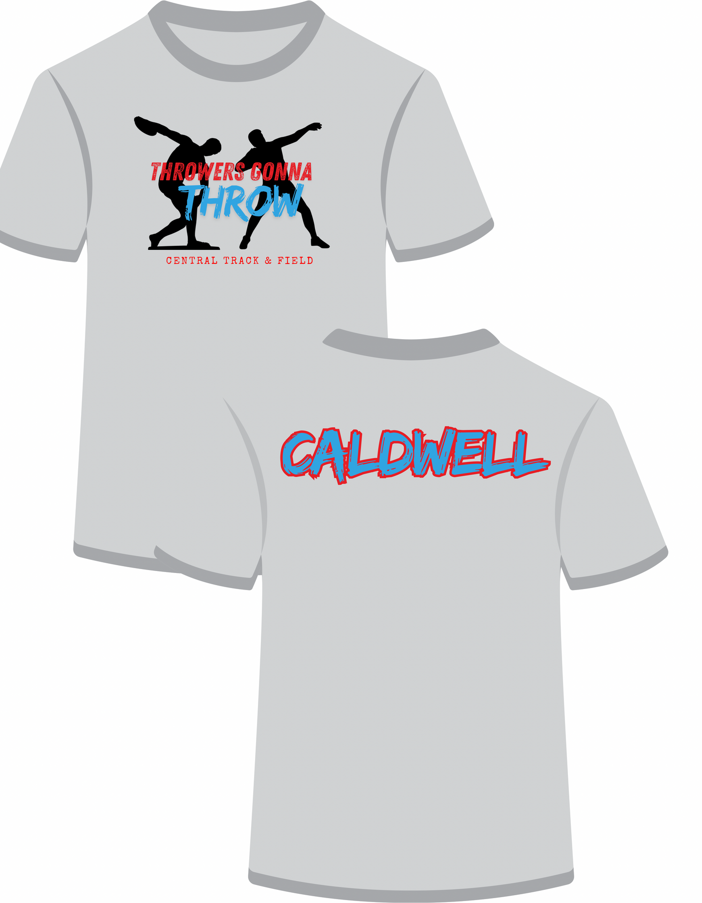 Central Eagles- Track & Field Discus Shot Put (F/B Custom)
