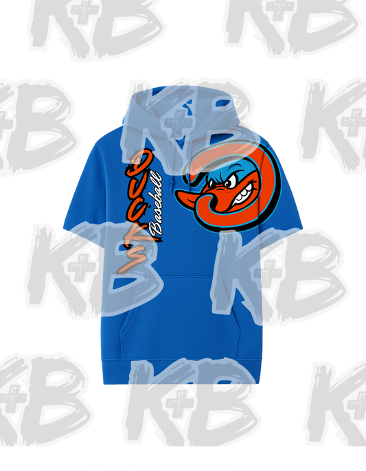 KC Ducks Custom Performance Short Sleeve Hoodie 2