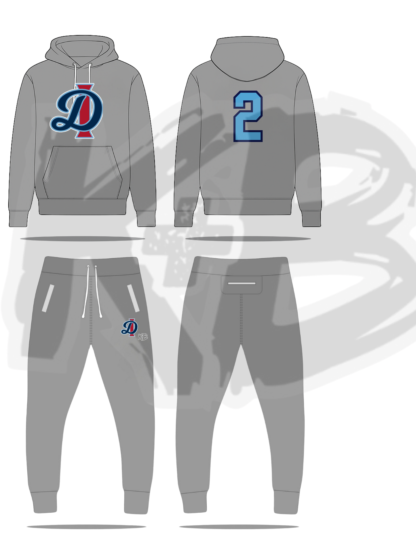 DI hoodie/jogger set 5