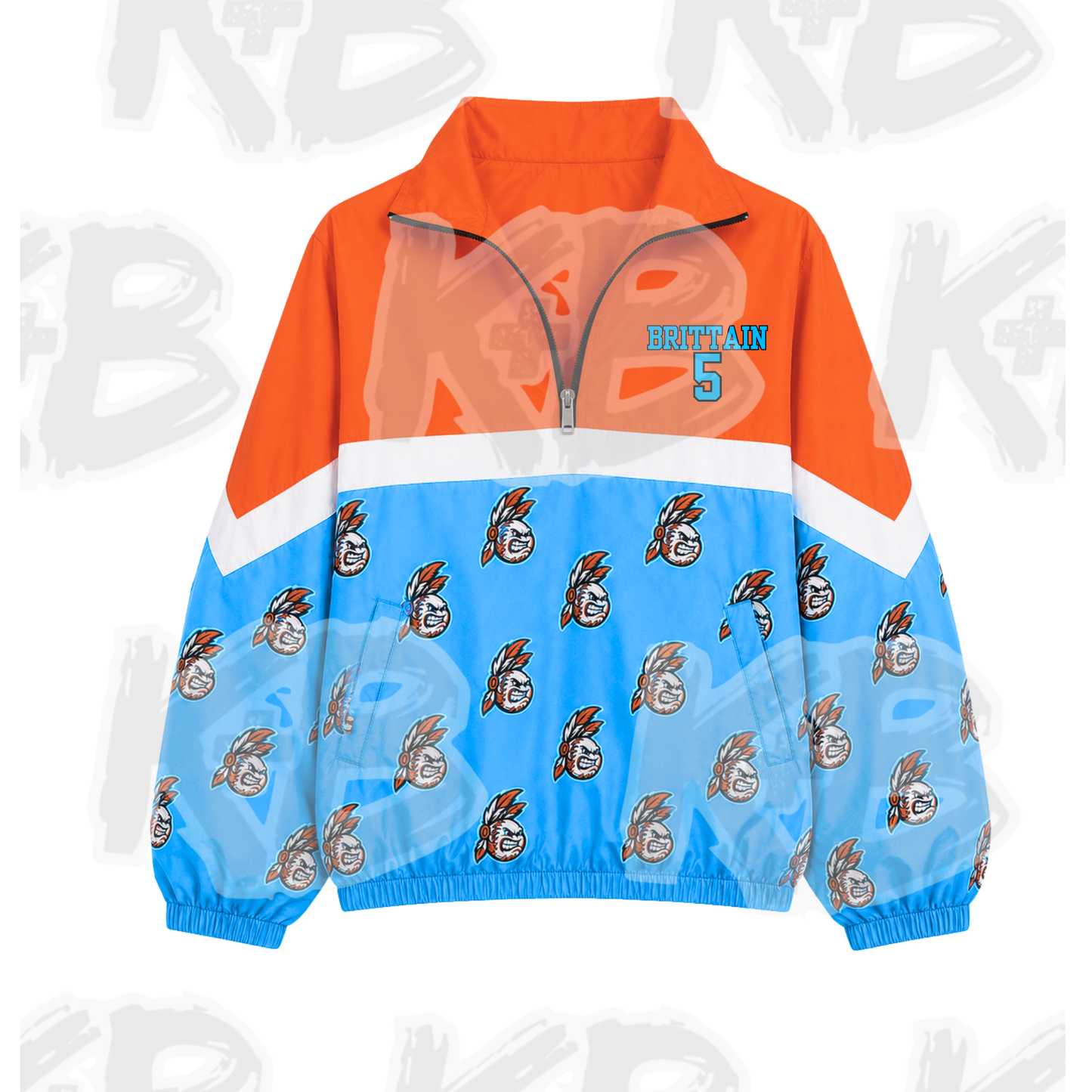 WB Windbreaker 1/2 zip Jacket 1