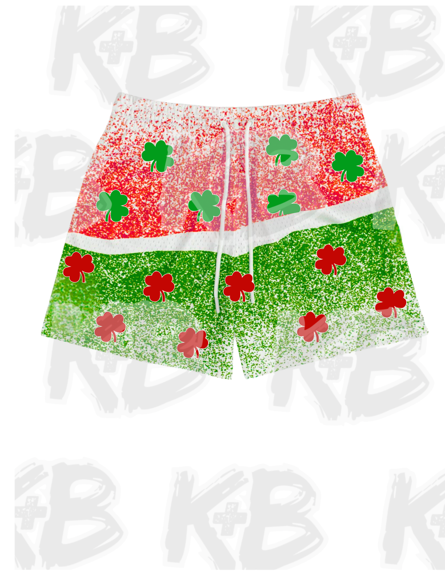 Rocks Shorts spray paint scattered logo