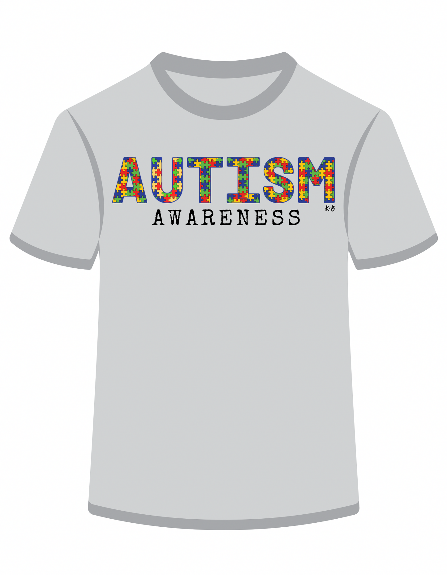 Autism Awareness Puzzle Pieces