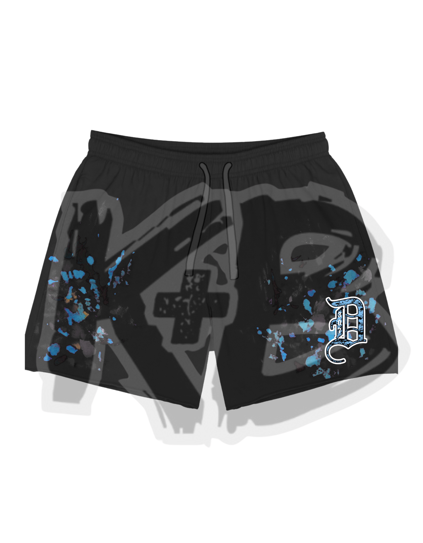 Dingers Shorts finger paint