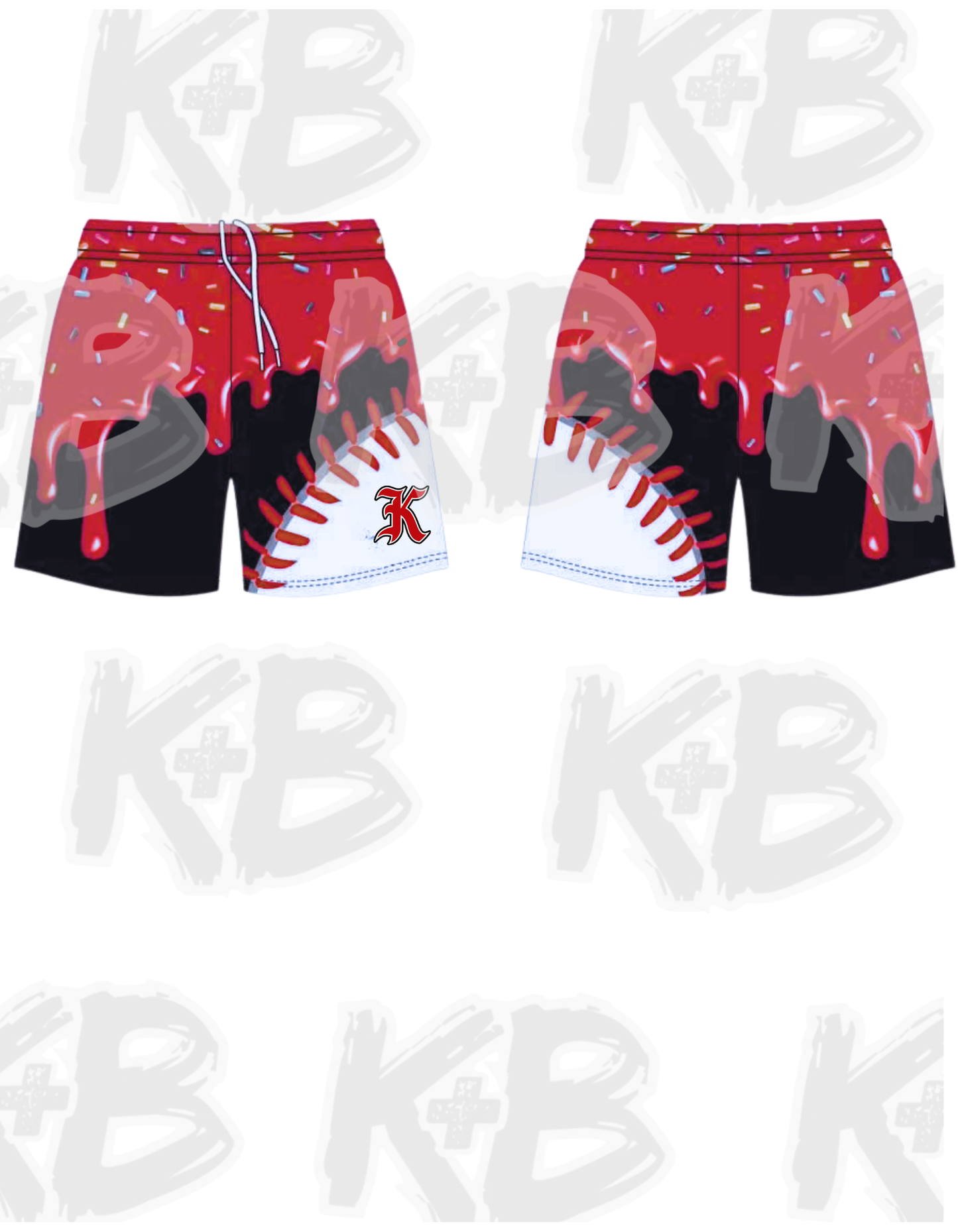 AKS shorts drippy seams