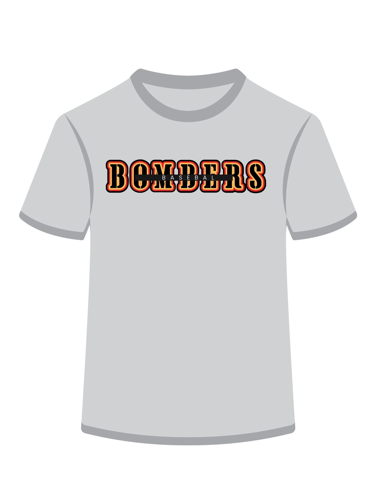 Bombers Baseball (front only)