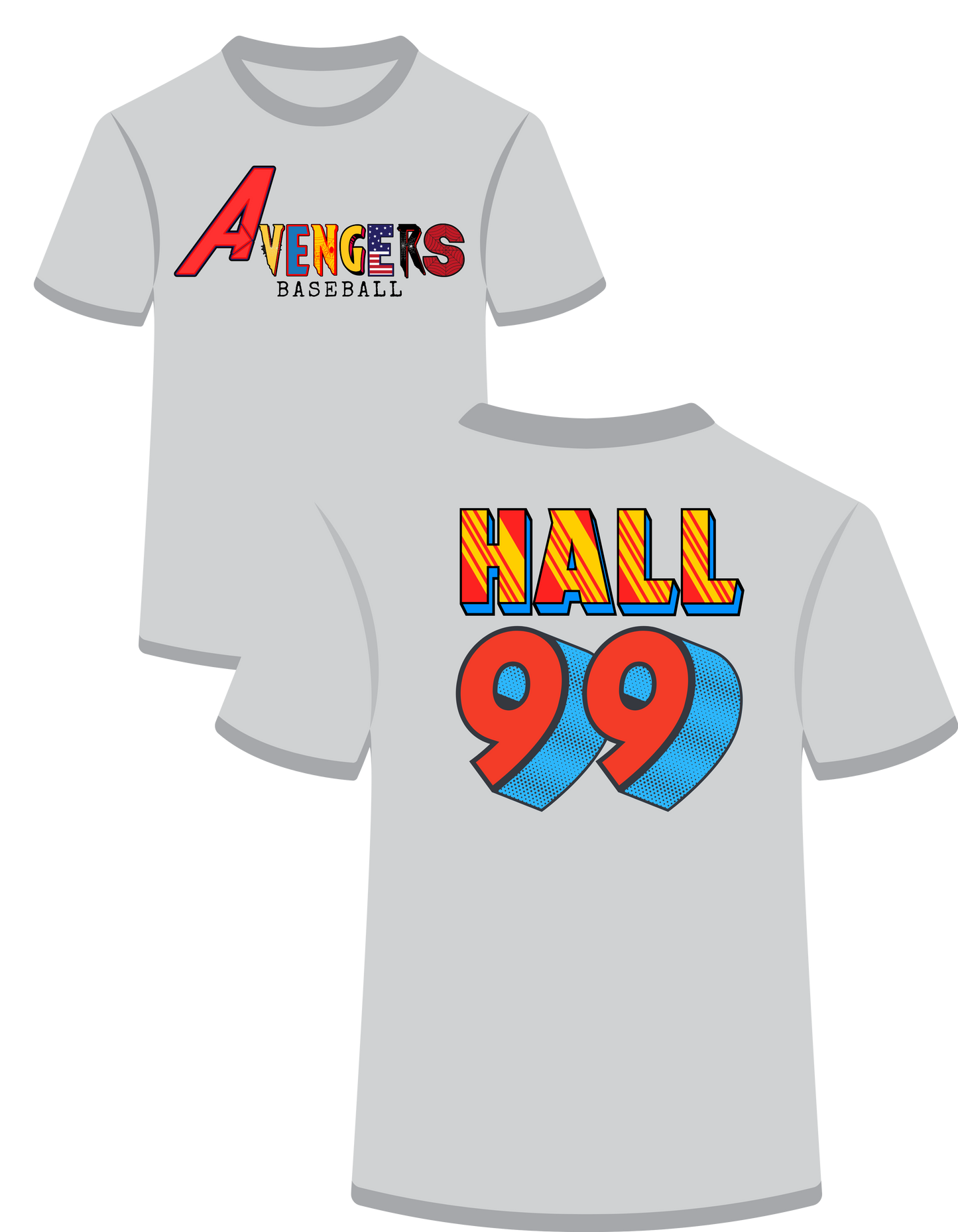 Avengers Baseball (Front &Back)