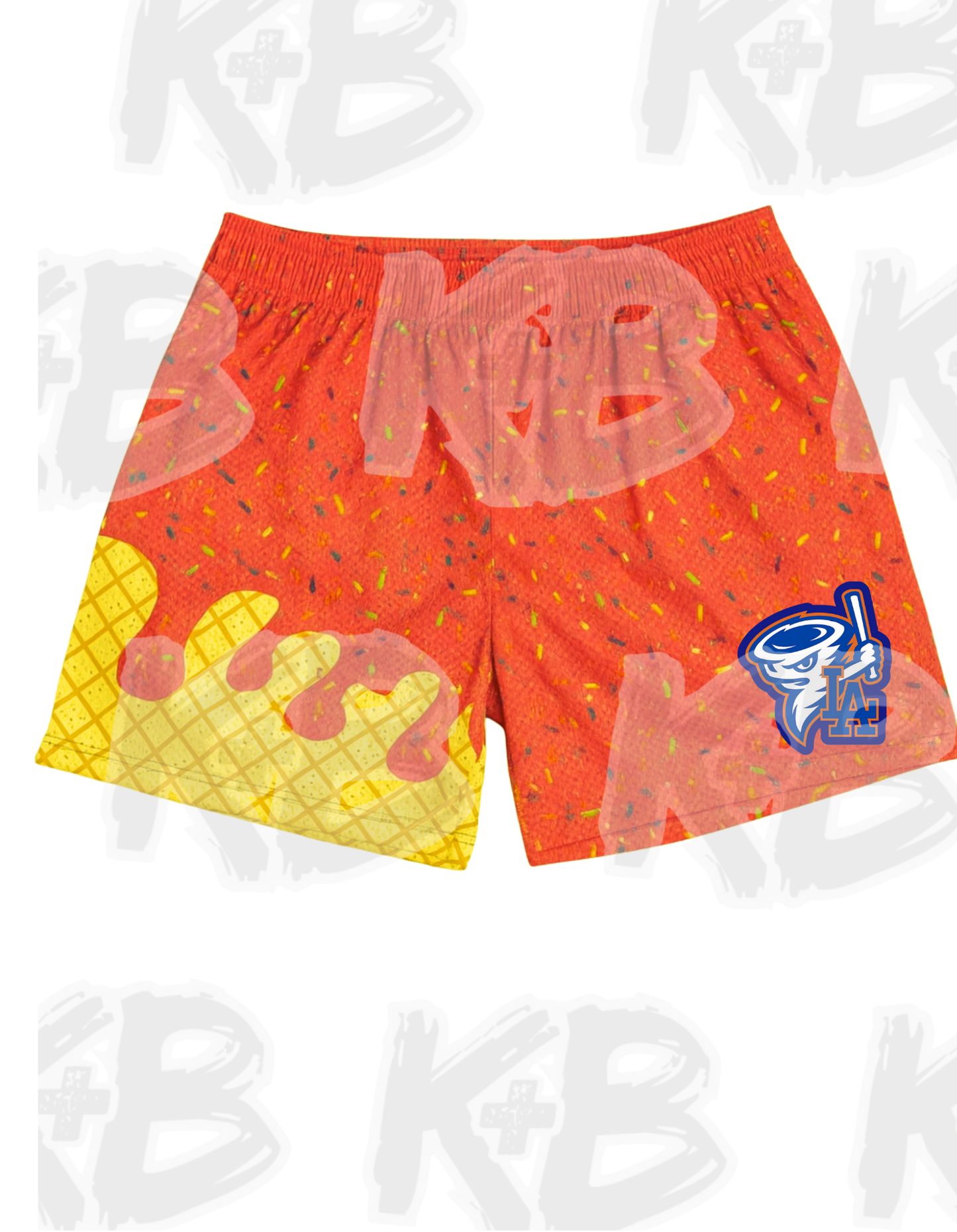 Havoc Baseball Ice Cream Orange