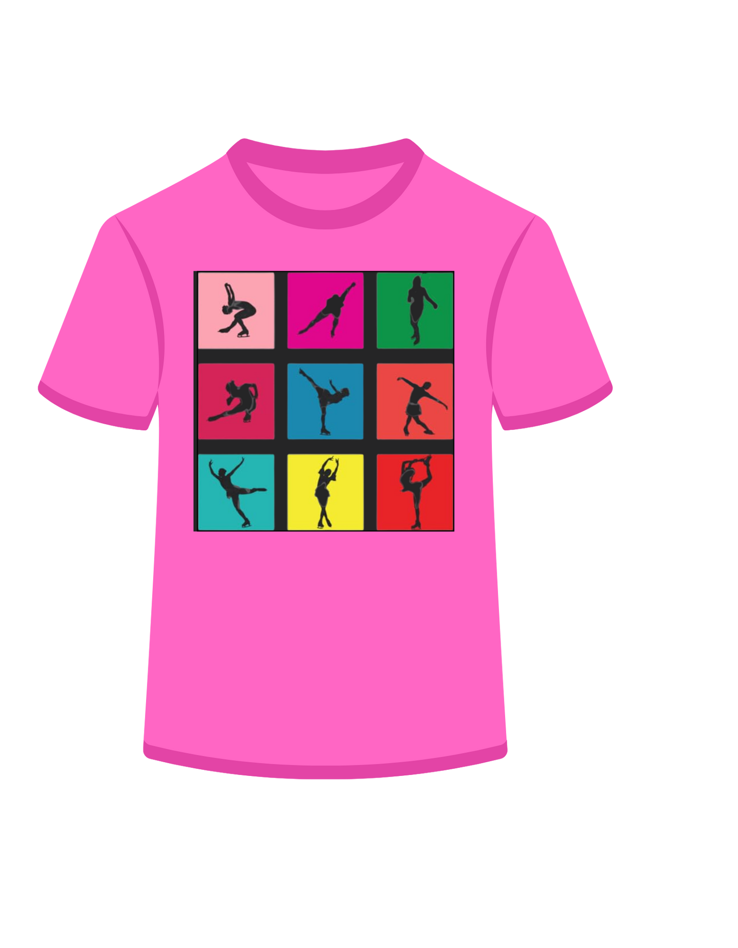 Figure Skating Colorblock