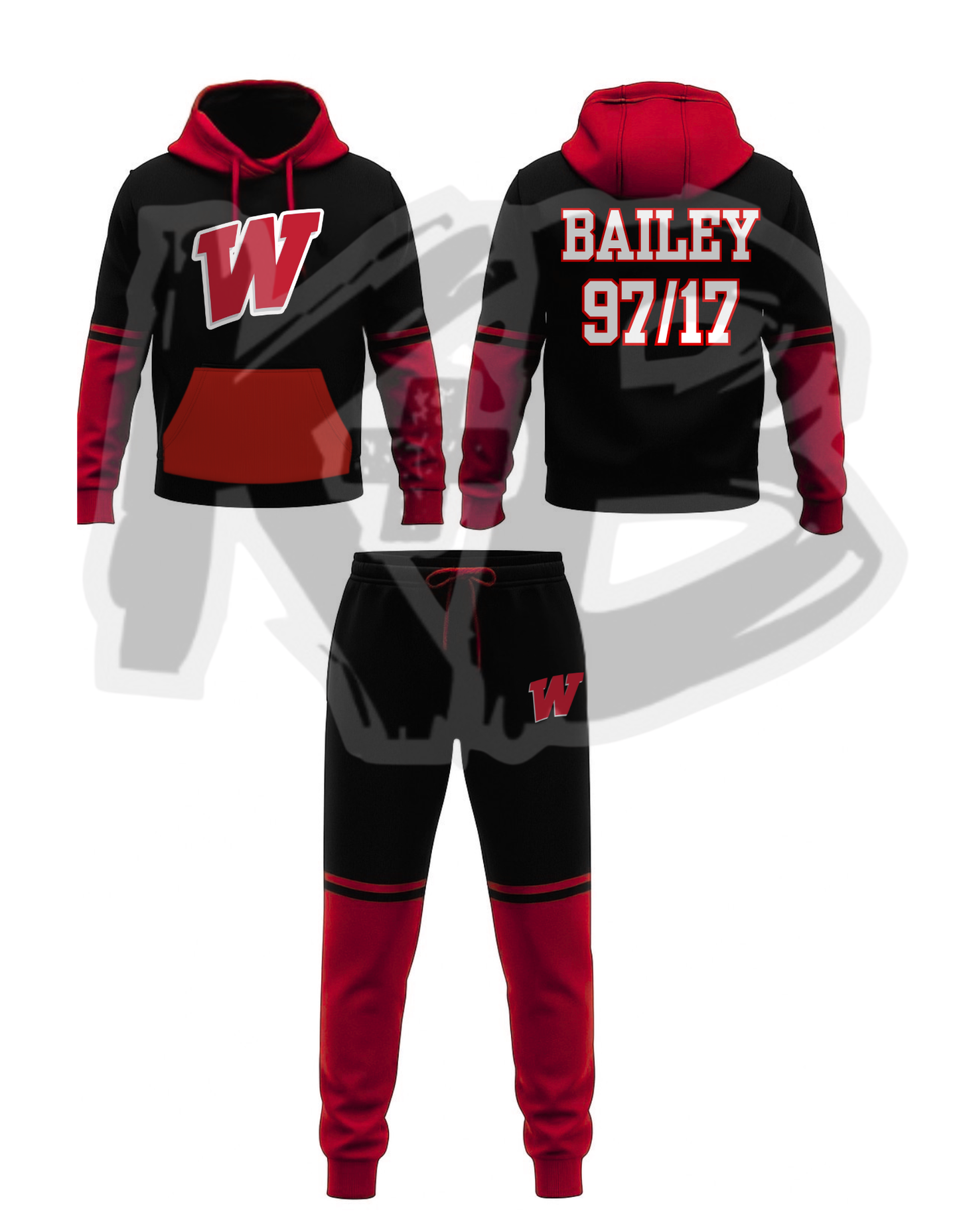 WA hoodie/jogger set