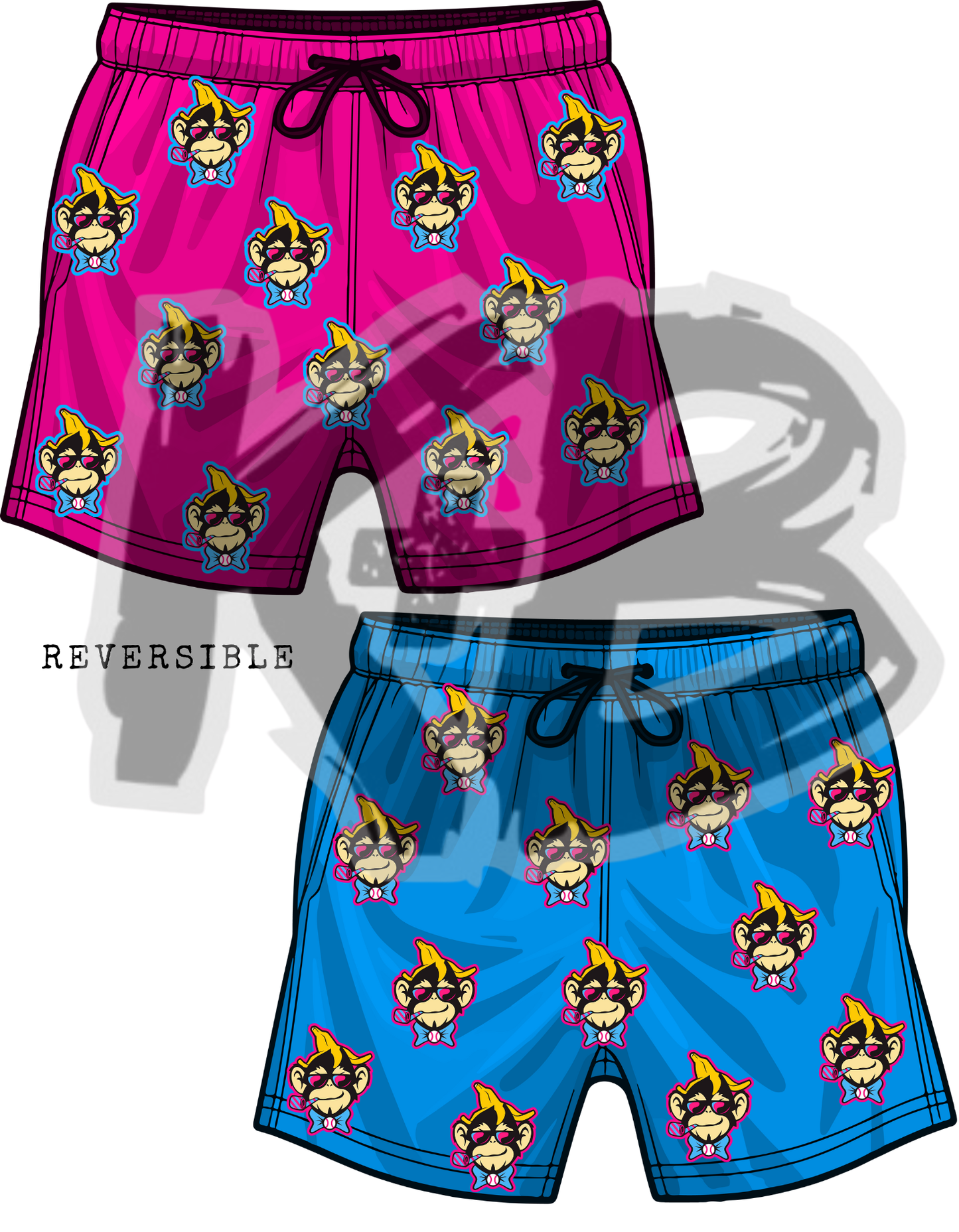 Party Animals Reversible Shorts