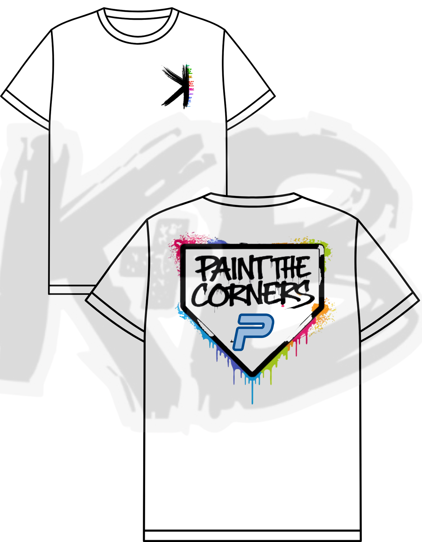 Prime paint the corners