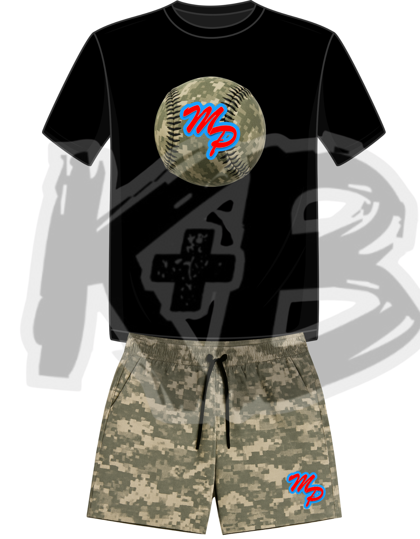 MP Set camo baseball