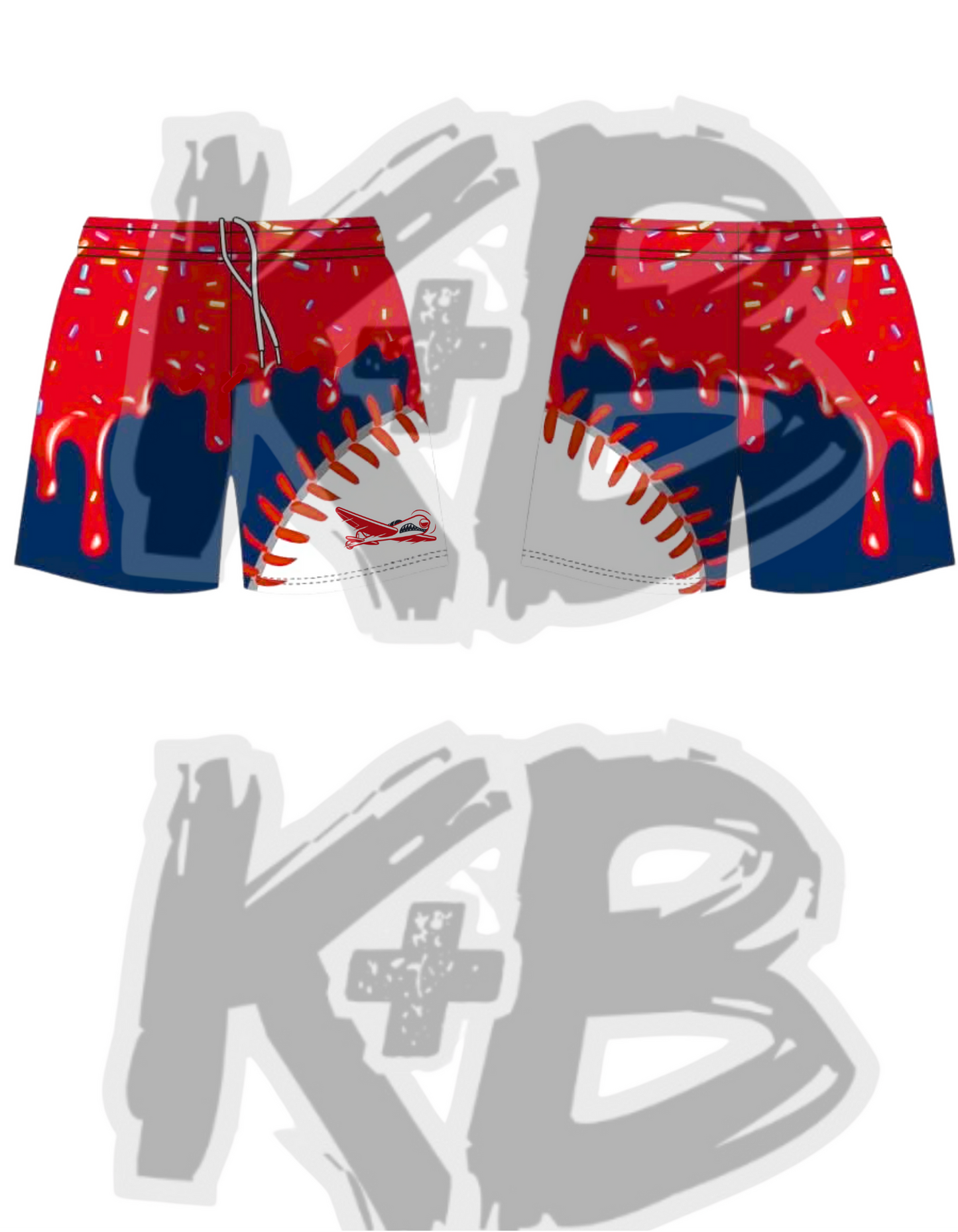 Spitfire shorts drippy seams