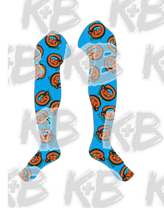 KC Ducks Custom Socks (above the knee)