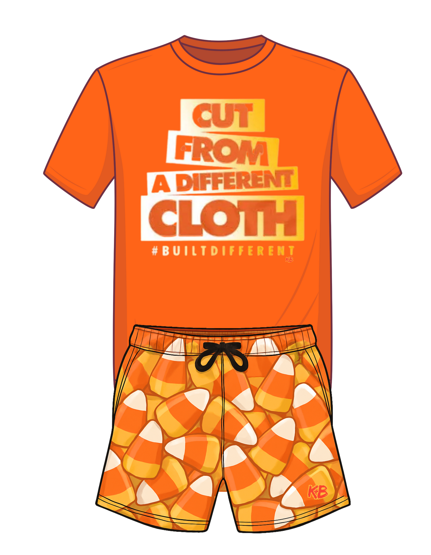 K+B King- Candy Corn Set