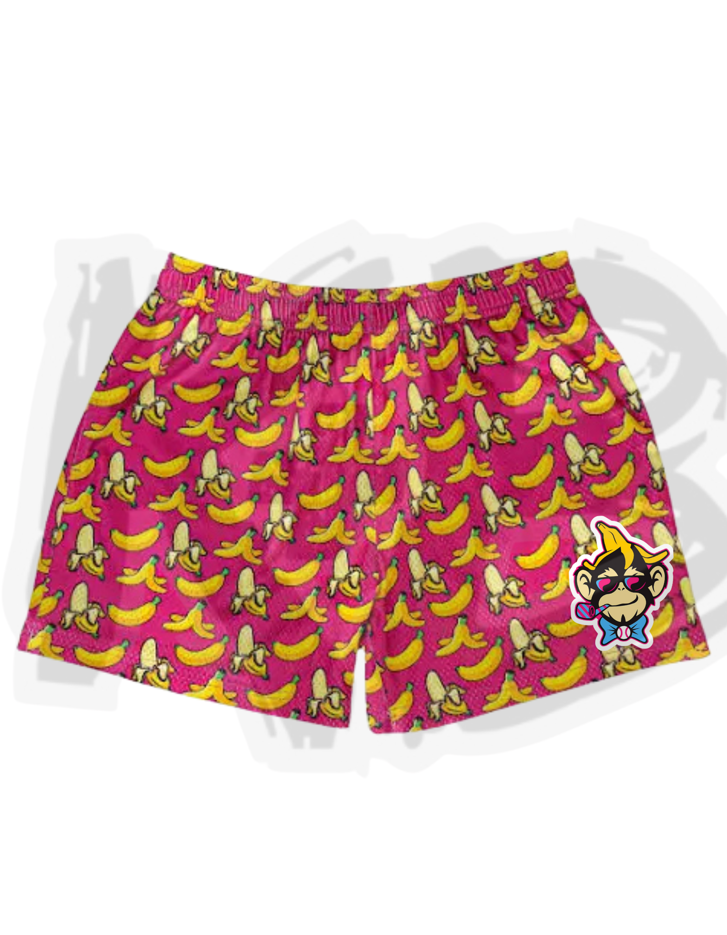 Party Animals Pink Banana Shorts