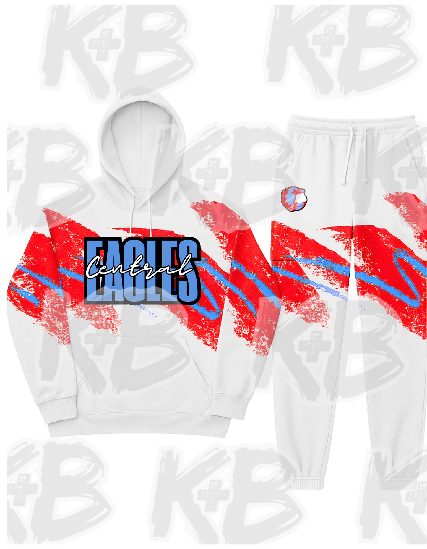 90s- Central Sweathoodie/Sweatpants Set