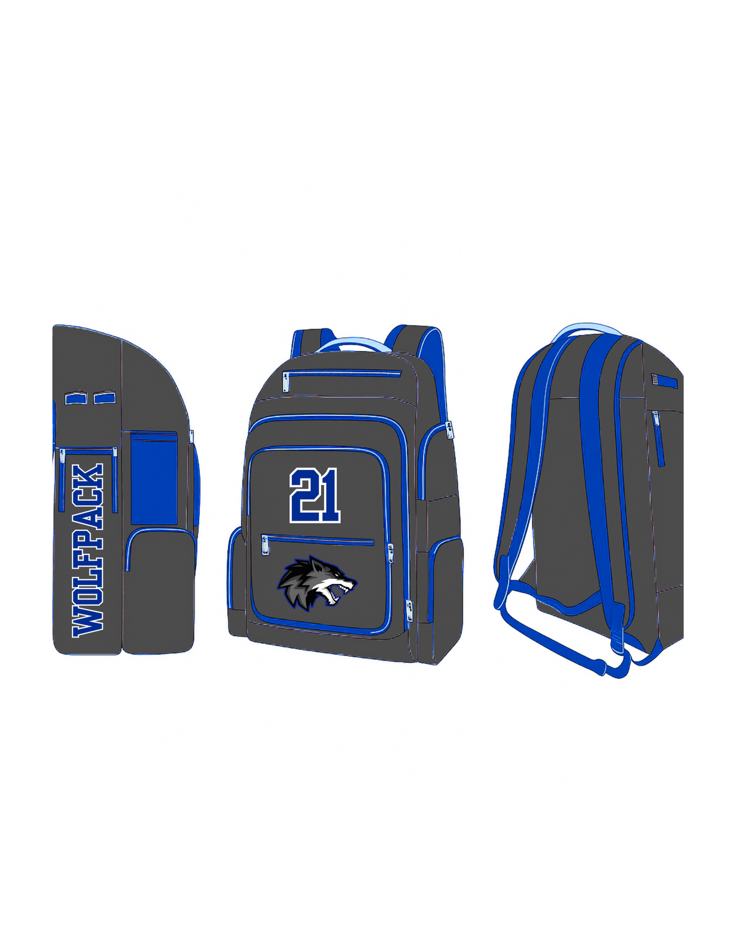 NM Wolfpack Bag grey