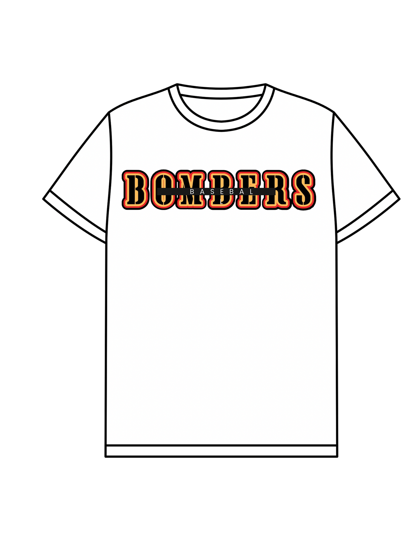 Bombers Baseball (front only)