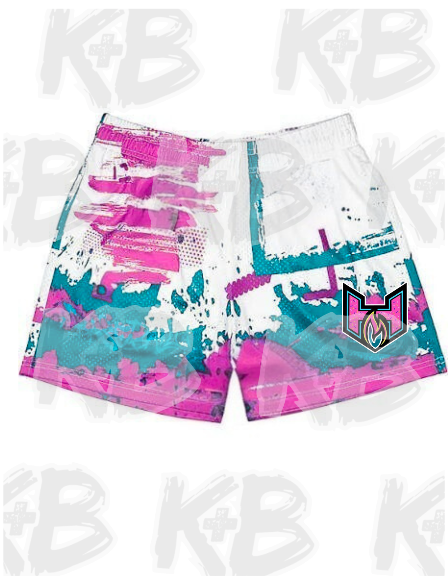 Heat Shorts graffiti pink