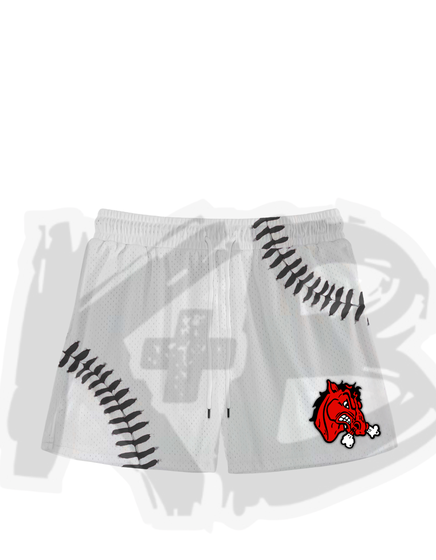 Big Red Shorts seams