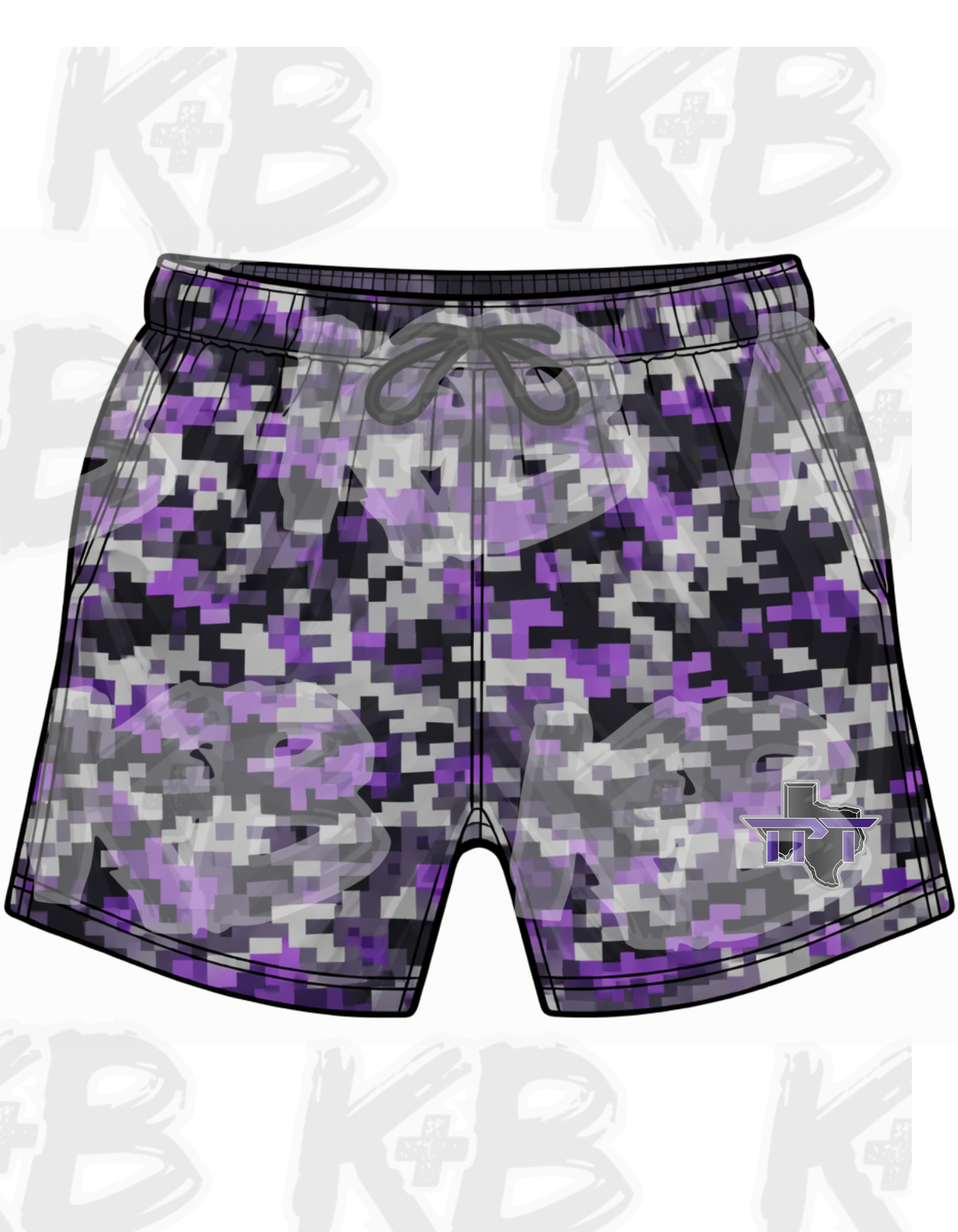 TPT shorts digital camo