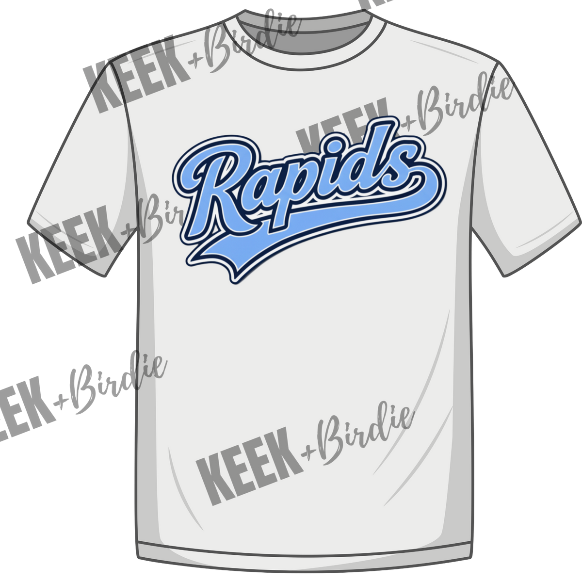 MCR shirt rapids script
