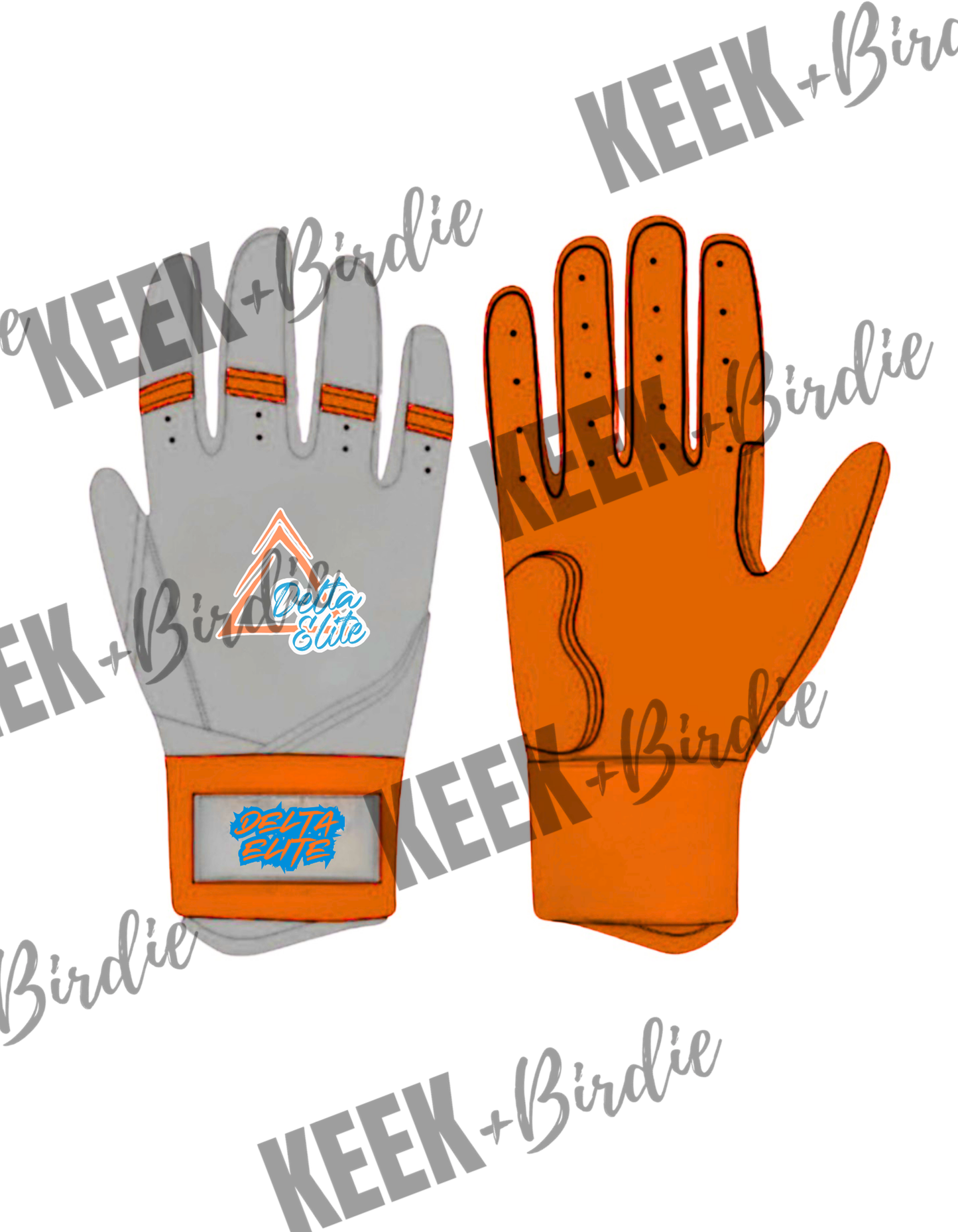 DE Custom Batting Gloves 2