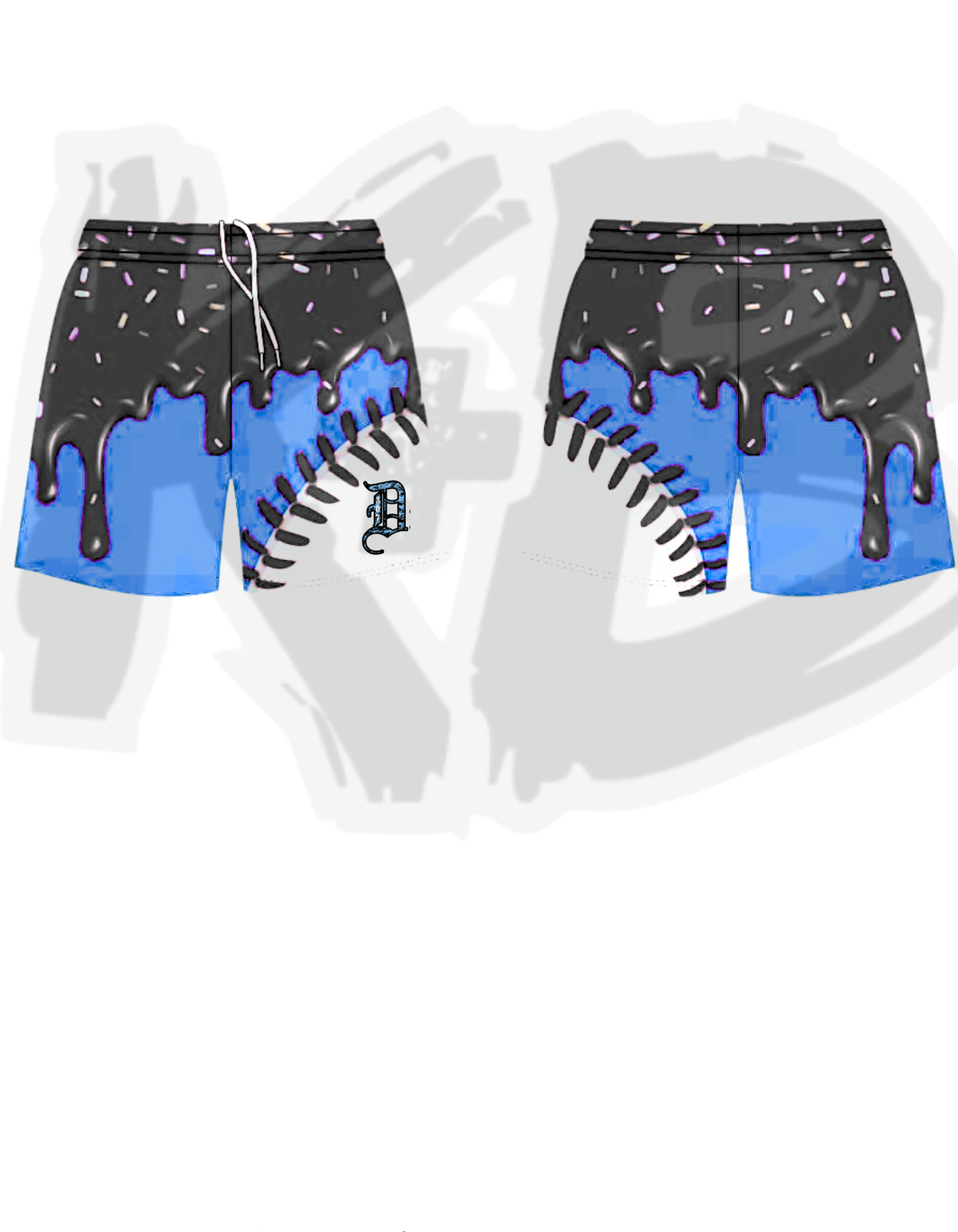 Dingers Shorts drippy seams