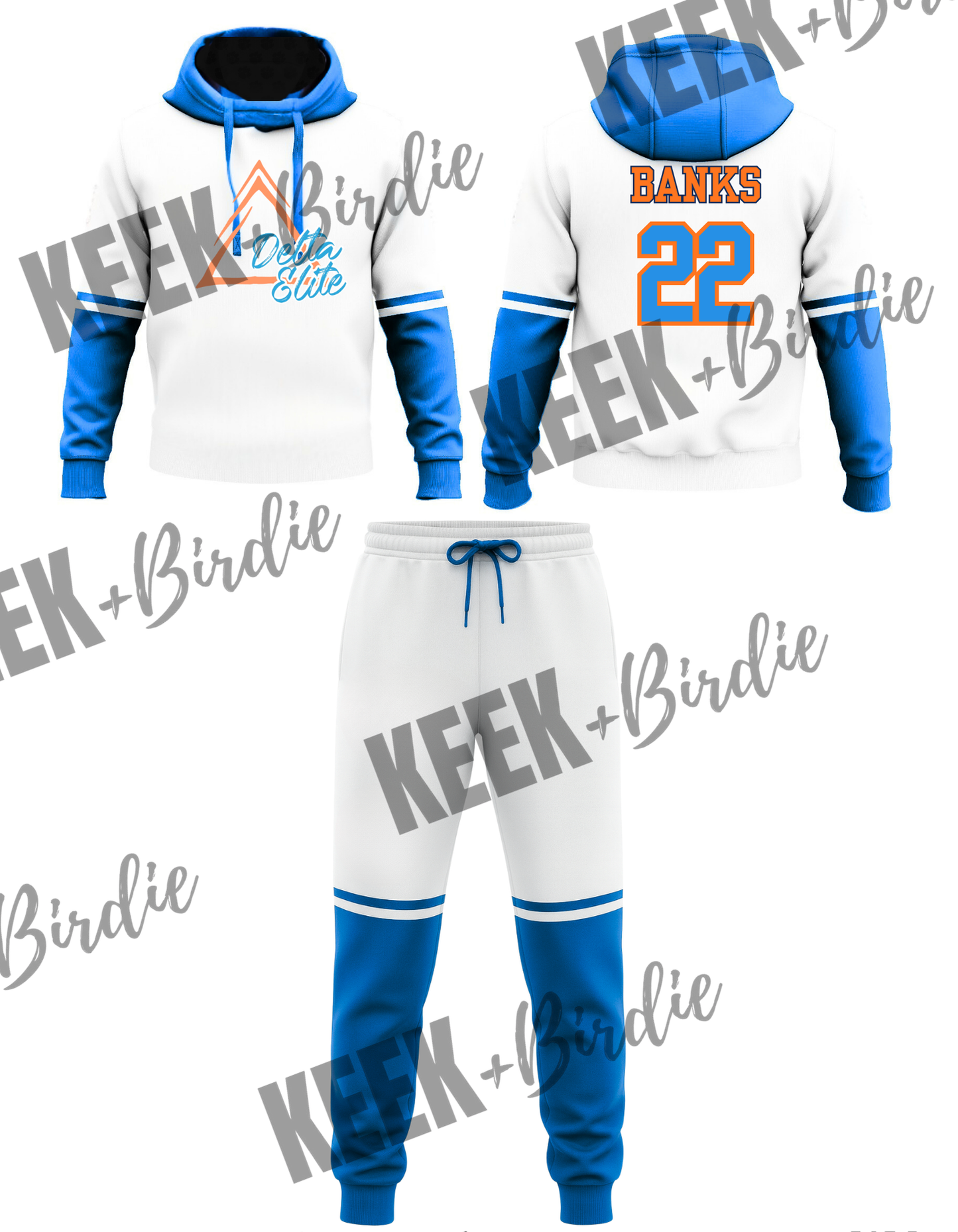 DE hoodie/jogger set