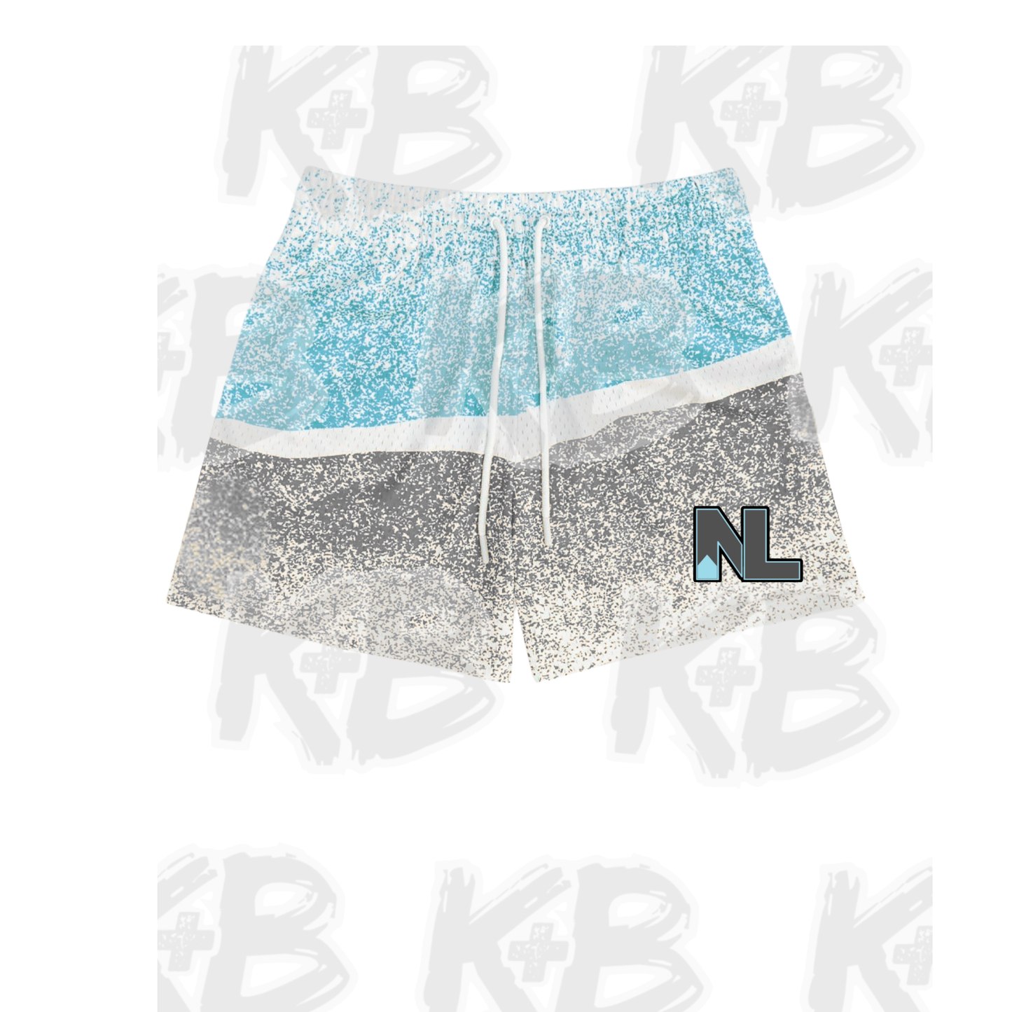 NLP Shorts spray paint