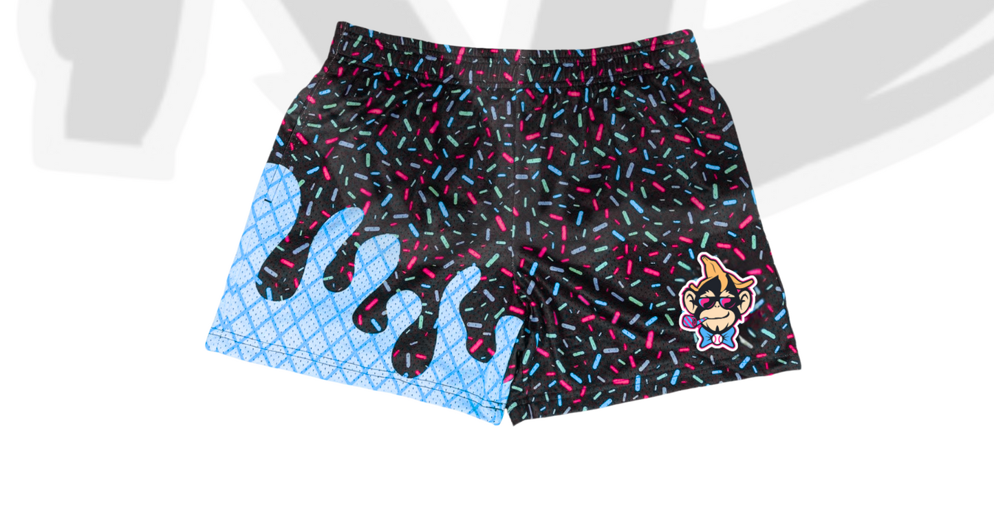 Party Animals Shorts-Black ice cream