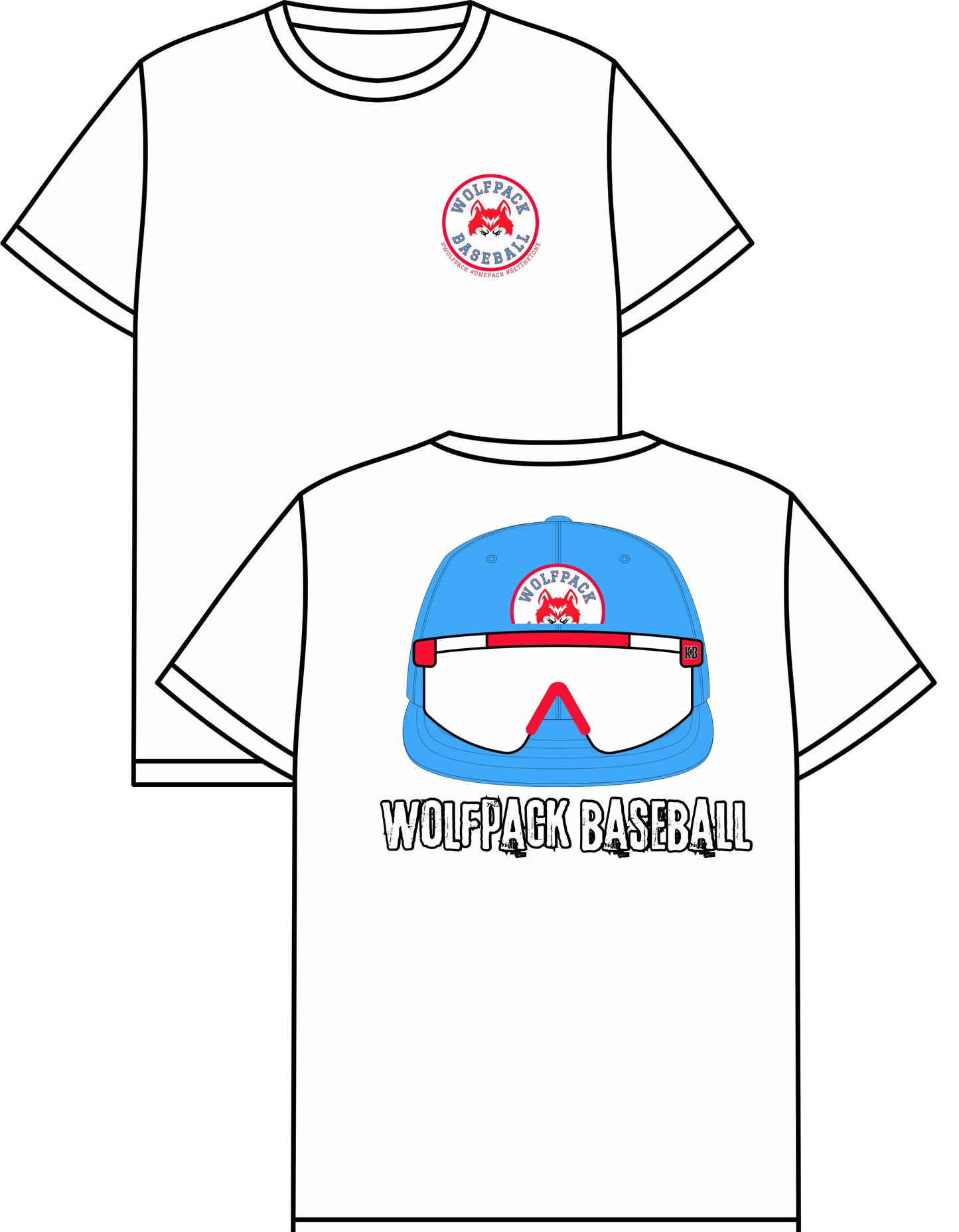 Wolfpack Hat/Sunglasses