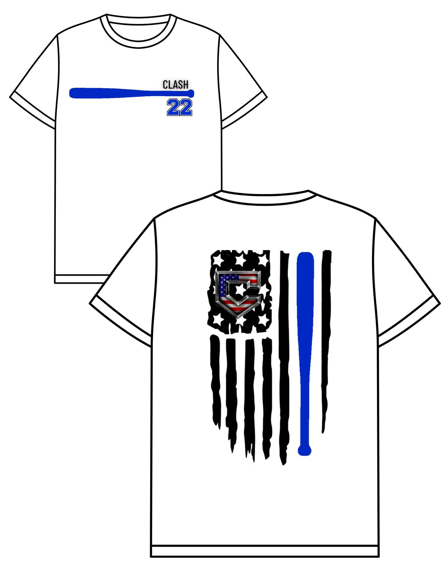 American Flag/Bat Clash