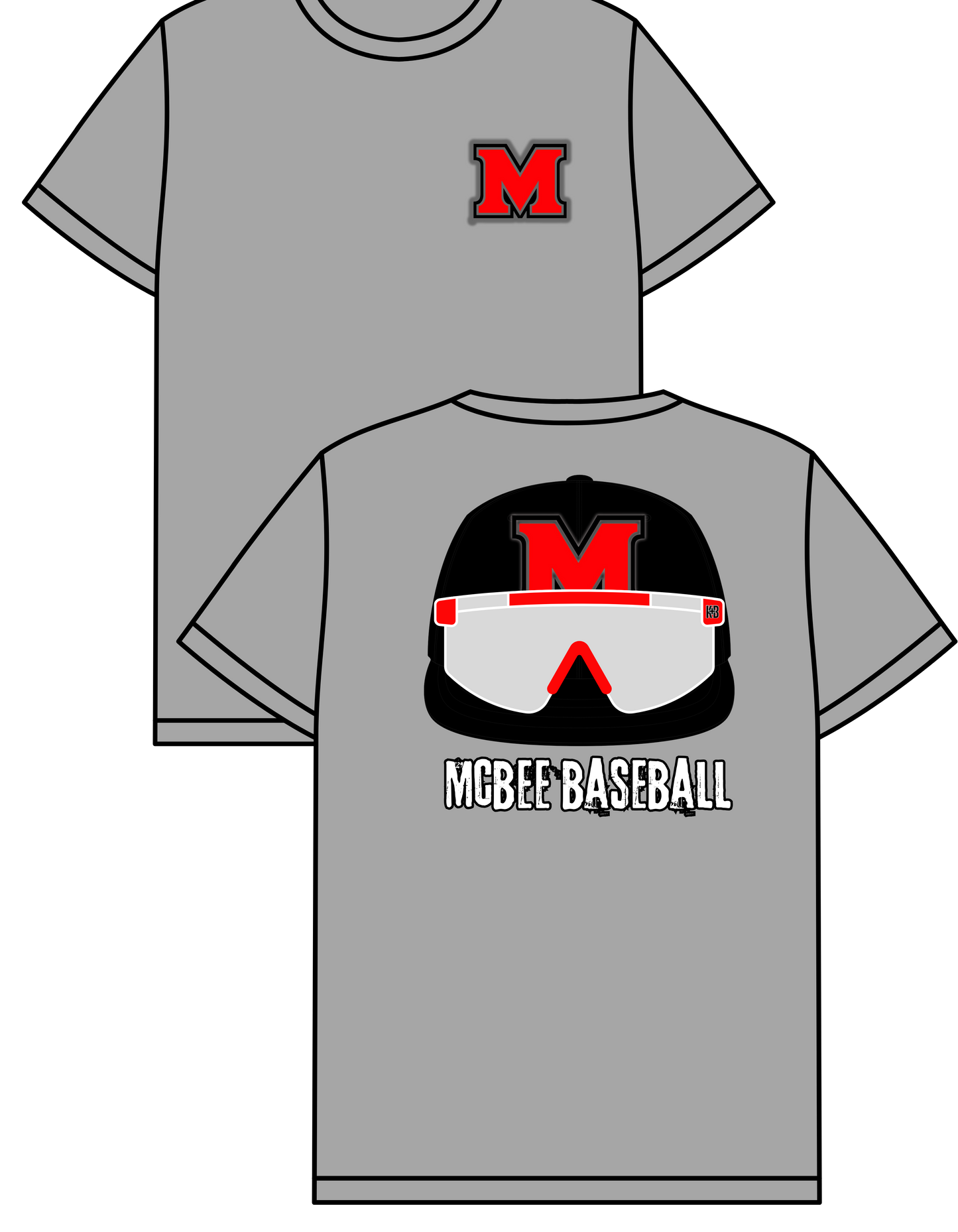 McBee Panthers Baseball Hat (Front/Back)
