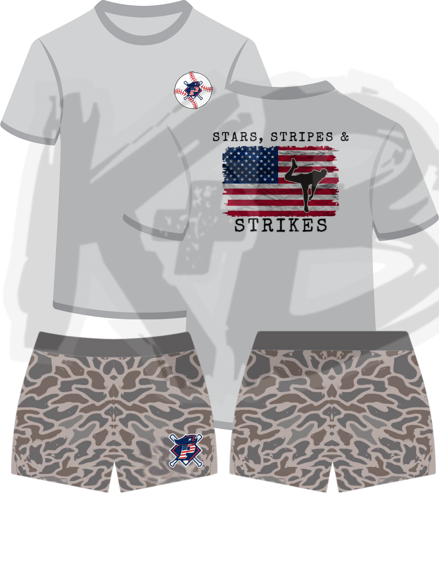 Pats Set stars stripes and strikes